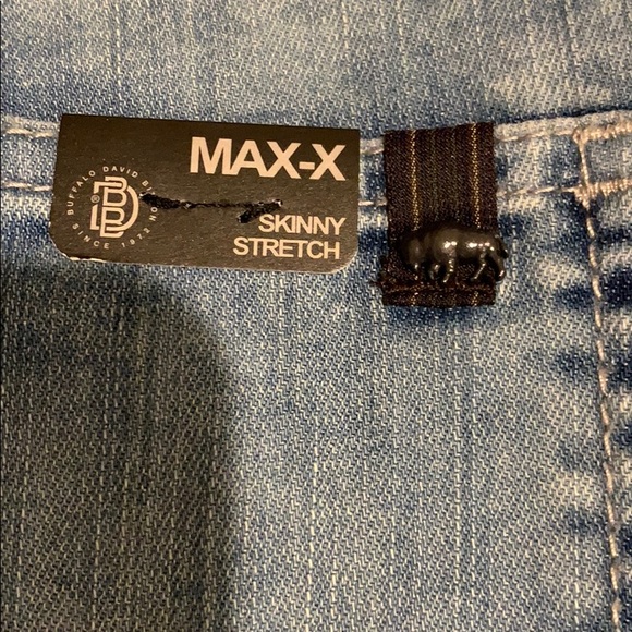 Buffalo Max-X skinny stretch jeans men’s 36/32 NWT